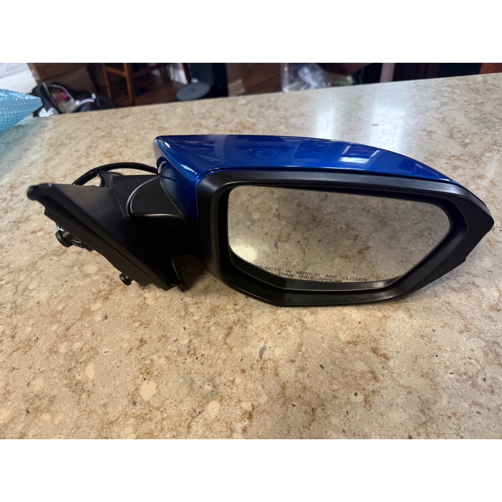 Right Blue Power Heated Mirror w Camera 11Pin for Honda Civic 2016-21 Passenger